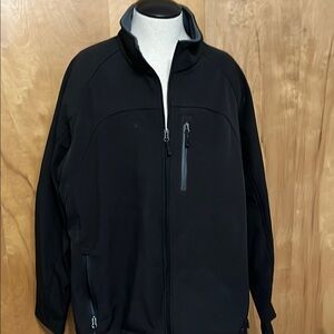 Nordic Track Black Zip-Up Jacket